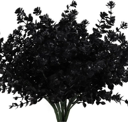Artificial Plastic Flowers Fake Eucalyptus Plant Wedding bridal bouquet Christmas Decor Vase for Home windowsill bonsai Festival