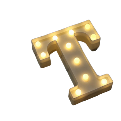 Luminous Number Lamp Alphabet Letter LED Lights Birthday Valentine's Day Wedding Party Decor 0-9 Digital A-Z Letters Night Light