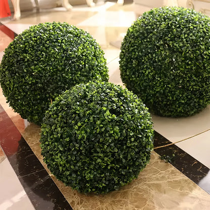 1pc Artificial Grass Topiary Balls Hanging Ball For Wedding Party Diy Hotel Home Yard Garden Decoration