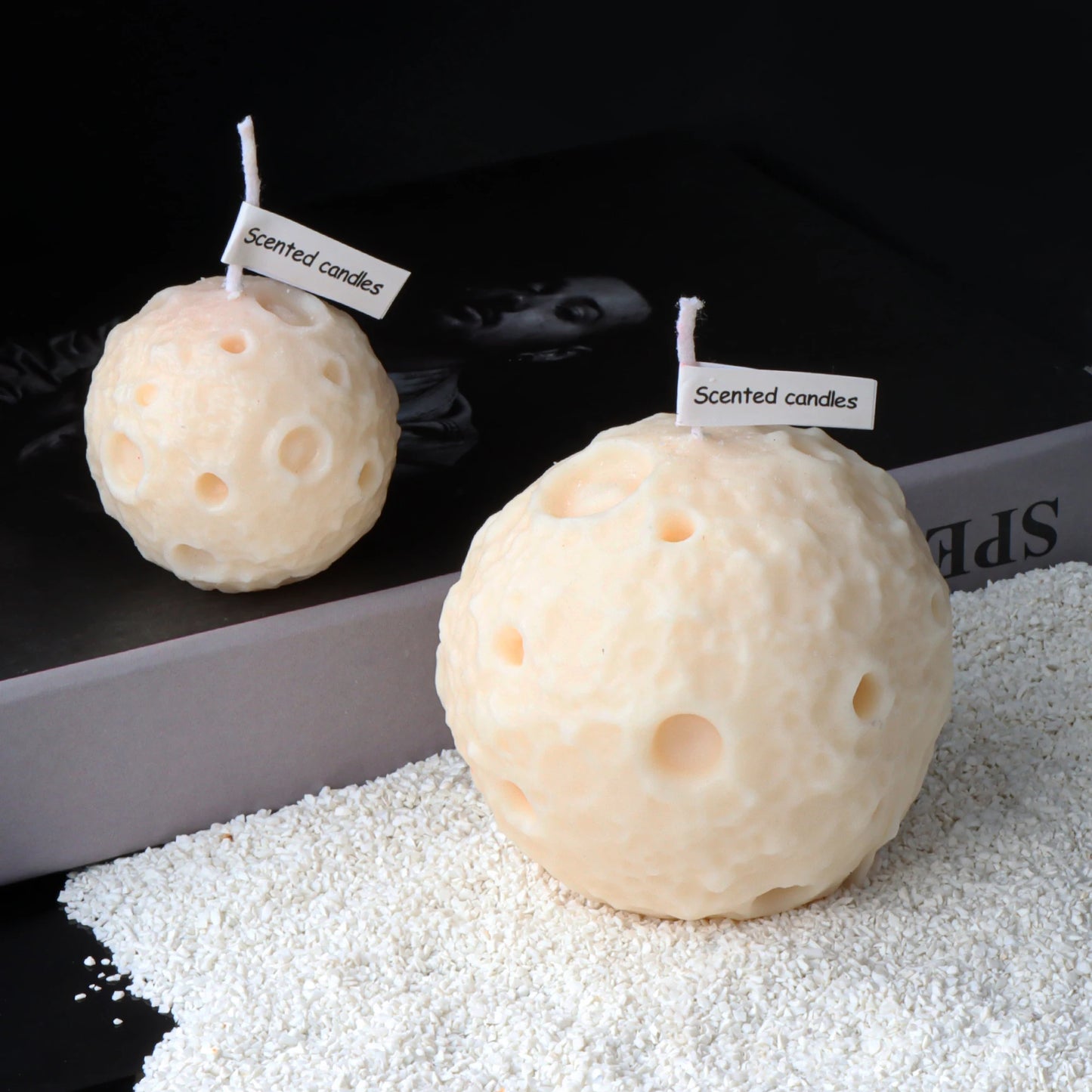 Creative Gifts Moon Shaped Candles Soy Wax Candle Set Perfect Gifts Family Bedroom Decoration Handmade Scented Candle Gifts