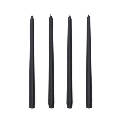 4Pcs Gradient Color Candle Conical Long Rod Candles Dripless Smokeless Candle Romantic Wedding Birthday Party Table Decoration