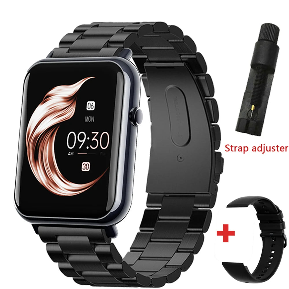 Gfordt Smart Watch Men Women 1.69" HD Screen Bracelet Waterproof Weather Heart Rate Monitoring Sleep Detection SmartWatch
