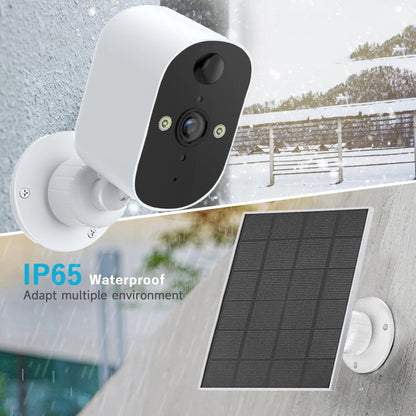 1080P WiFi Solar Camera Outdoor Wireless Solar Battery Powered Security Camera PIR Motion Alarm TF Cloud Audio Night Vision