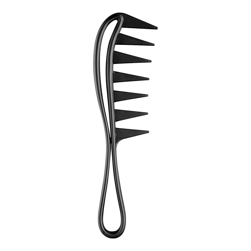 Hair Salon Large Tooth Wide Comb Smoothing Comb Household Oil Head Men's Back Hollow Comb Styling Tools Barber Accessories