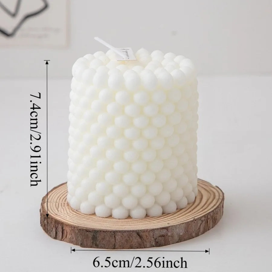 Nordic Bubble Cube Scented Candle Soy Wax Aromatherapy Candle Home Bedroom Table Decor Wedding Birthday Gift