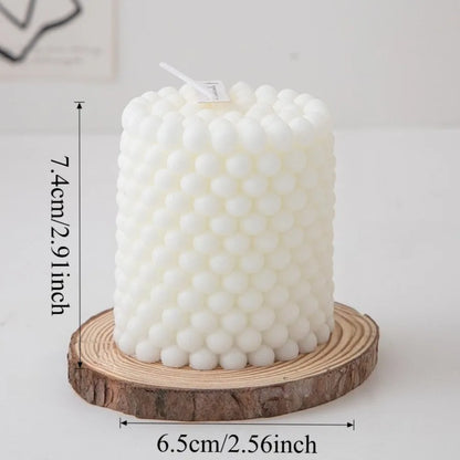 Nordic Bubble Cube Scented Candle Soy Wax Aromatherapy Candle Home Bedroom Table Decor Wedding Birthday Gift
