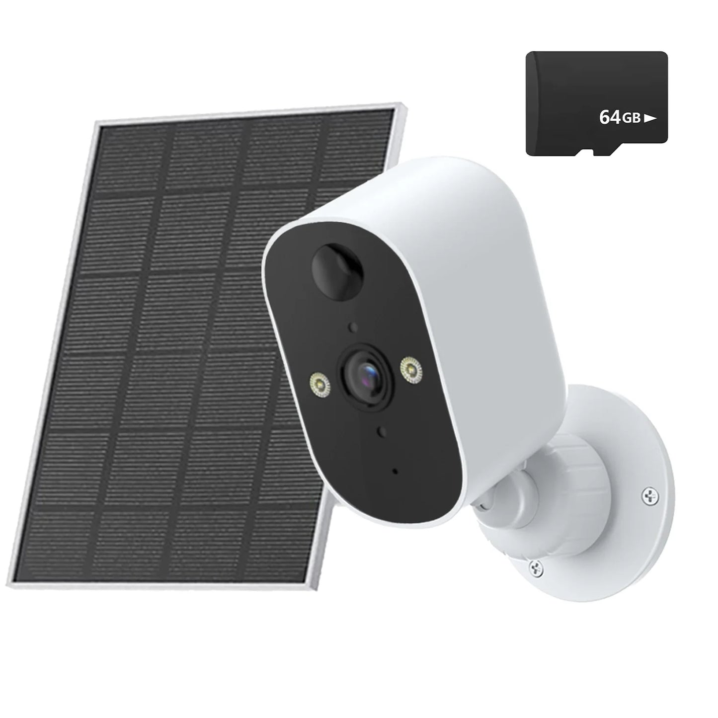 1080P WiFi Solar Camera Outdoor Wireless Solar Battery Powered Security Camera PIR Motion Alarm TF Cloud Audio Night Vision