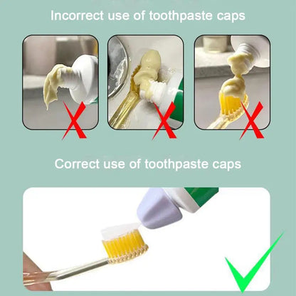 Toothpaste Cap Self-Sealing Toothpaste Pump Dispenser Paste Bathroom Supplies Tooth Toothpaste Bathroom Accessories
