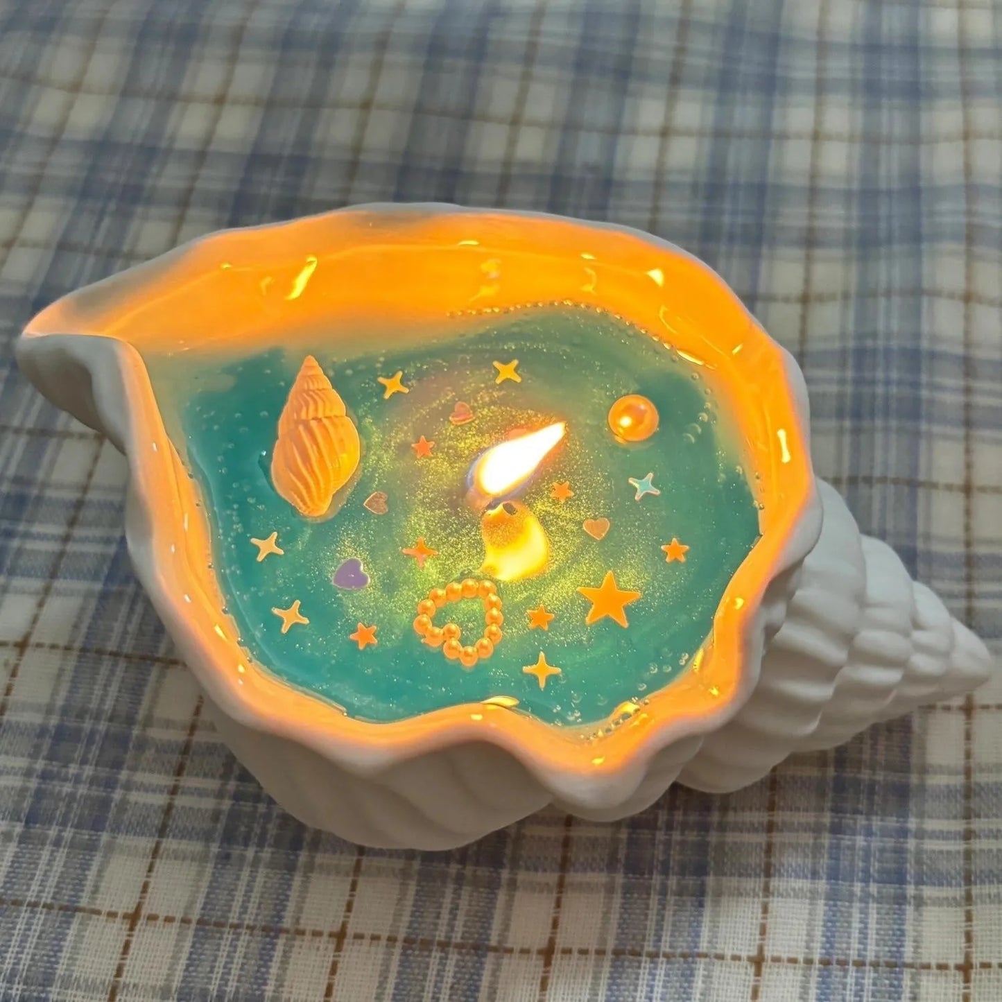 Conch Aromatherapy Candles, Home Bedroom Fragrance Decorations, Handheld Gifts, Home Deodorization, Plant Essential Oils