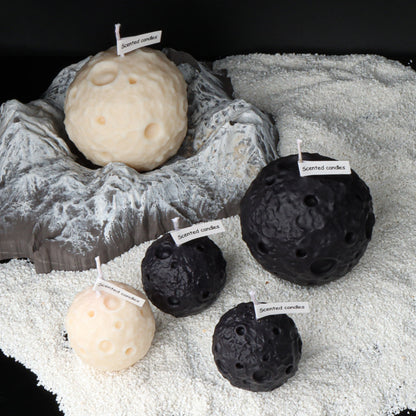 Creative Gifts Moon Shaped Candles Soy Wax Candle Set Perfect Gifts Family Bedroom Decoration Handmade Scented Candle Gifts