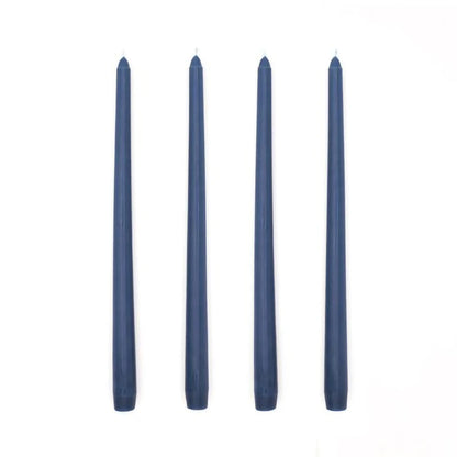 4Pcs Gradient Color Candle Conical Long Rod Candles Dripless Smokeless Candle Romantic Wedding Birthday Party Table Decoration