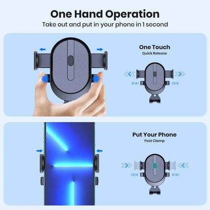 Universal Gravity Auto Phone Holder Car Air Vent Clip Mount Mobile Phone Holder CellPhone Stand SupportFor iPhone Samsung Huawei