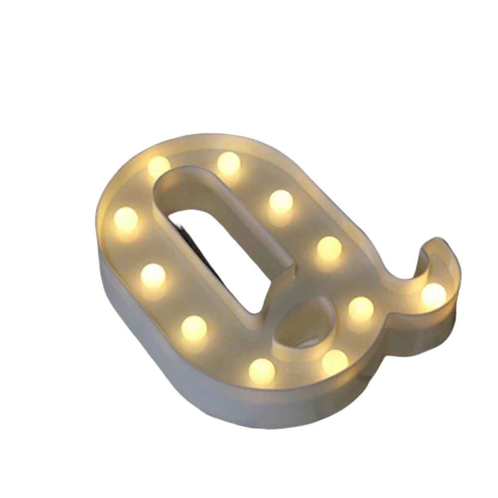 Luminous Number Lamp Alphabet Letter LED Lights Birthday Valentine's Day Wedding Party Decor 0-9 Digital A-Z Letters Night Light