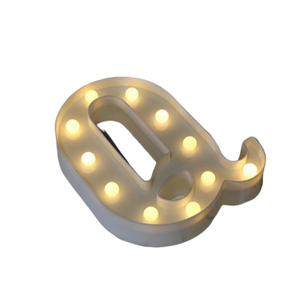 Luminous Number Lamp Alphabet Letter LED Lights Birthday Valentine's Day Wedding Party Decor 0-9 Digital A-Z Letters Night Light