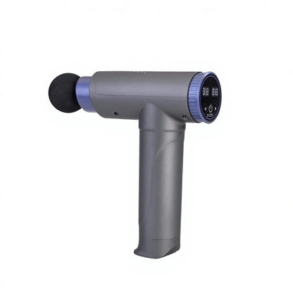 Fascia Massage Gun, LCD Display, Heat Function, Vibration Massage, Deep Muscle Relief, Portable Sports Massager