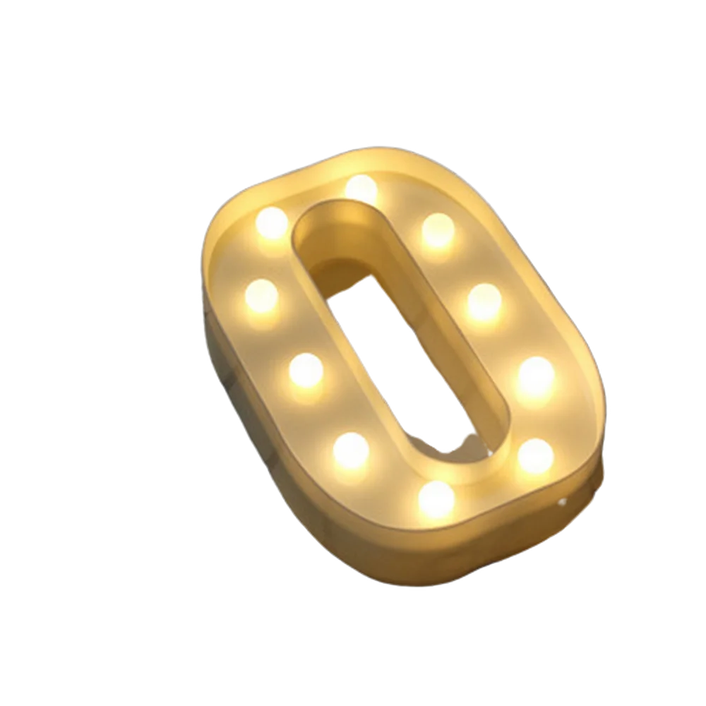 Luminous Number Lamp Alphabet Letter LED Lights Birthday Valentine's Day Wedding Party Decor 0-9 Digital A-Z Letters Night Light