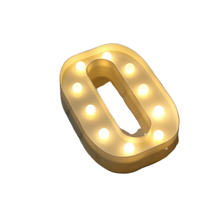 Luminous Number Lamp Alphabet Letter LED Lights Birthday Valentine's Day Wedding Party Decor 0-9 Digital A-Z Letters Night Light