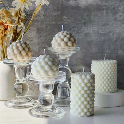 Nordic Bubble Cube Scented Candle Soy Wax Aromatherapy Candle Home Bedroom Table Decor Wedding Birthday Gift
