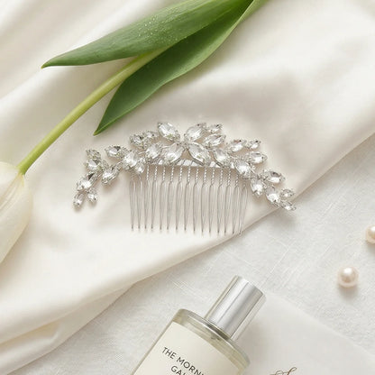 Fashion Classic Crystal Hair Comb Elegant Jewellery Headpiece Bridal Wedding Hair Accessories Hair Ornament Holiday Gifts