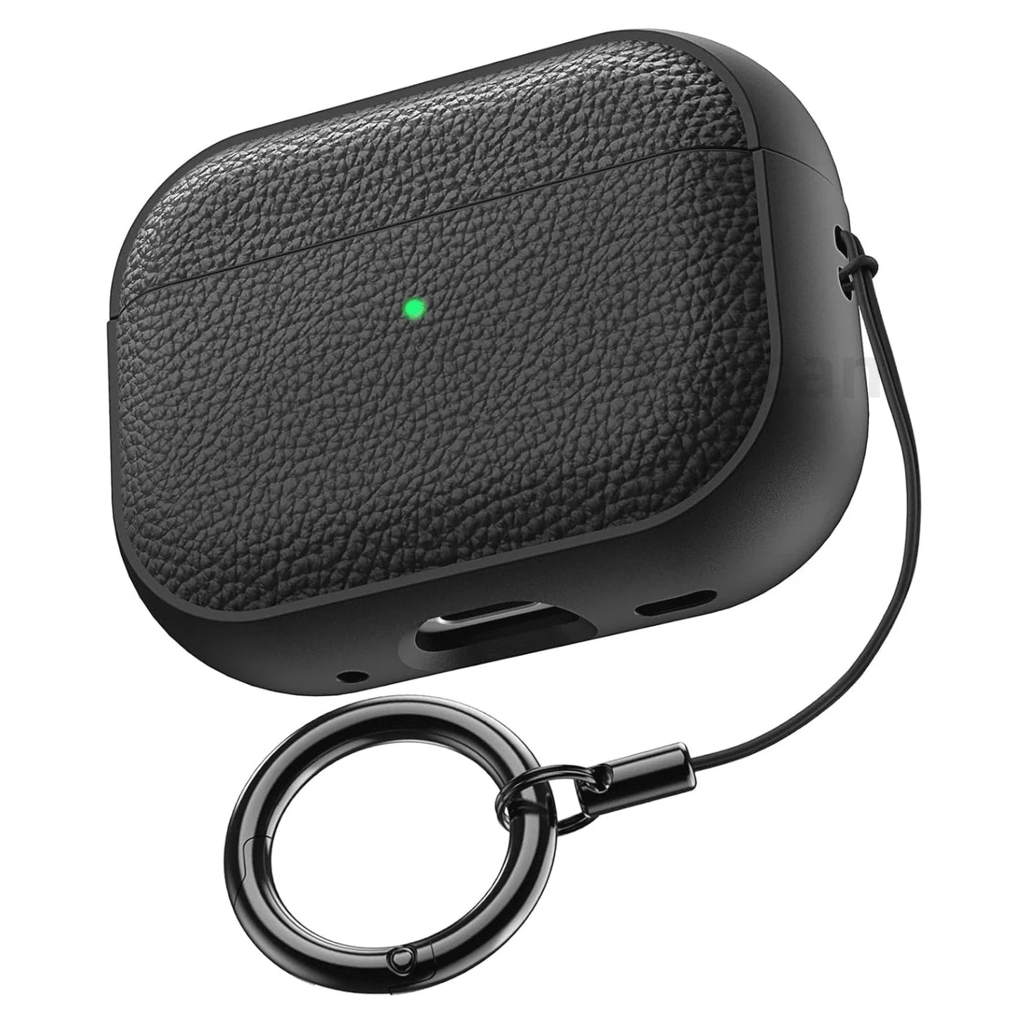 Luxury Leather Pattern Case For Airpods Pro 3 2025 Case with Metal Buckle Protective Shockproof Case for AirPods Pro 2/Pro 3/4
