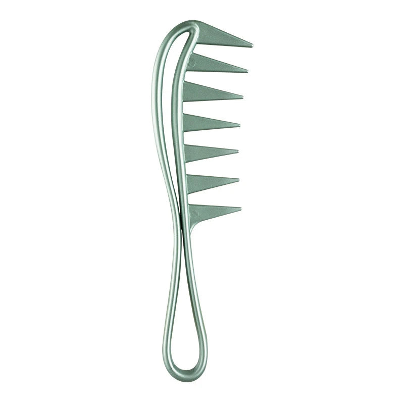 Hair Salon Large Tooth Wide Comb Smoothing Comb Household Oil Head Men's Back Hollow Comb Styling Tools Barber Accessories