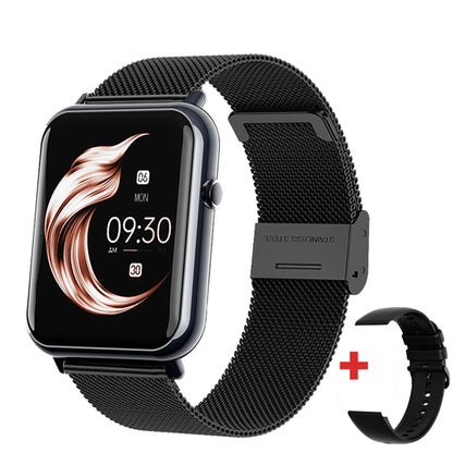 Gfordt Smart Watch Men Women 1.69" HD Screen Bracelet Waterproof Weather Heart Rate Monitoring Sleep Detection SmartWatch