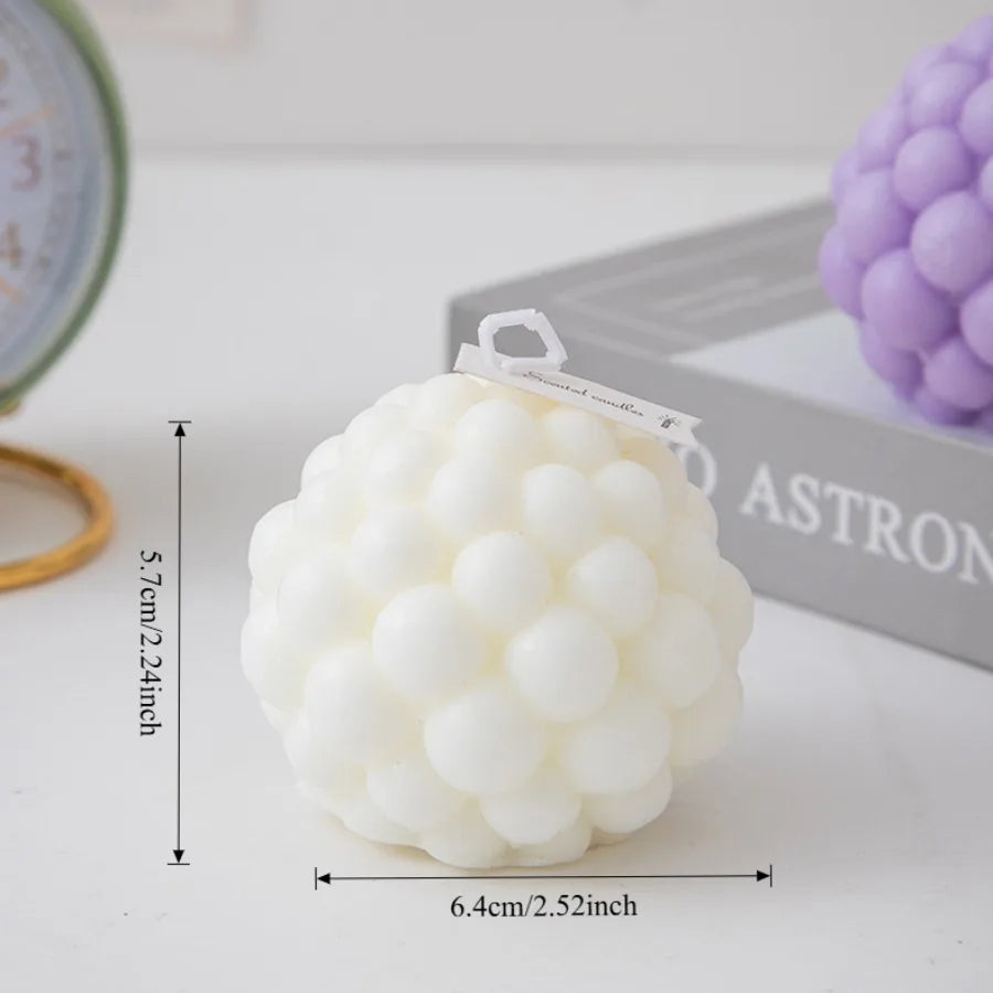 Nordic Bubble Cube Scented Candle Soy Wax Aromatherapy Candle Home Bedroom Table Decor Wedding Birthday Gift