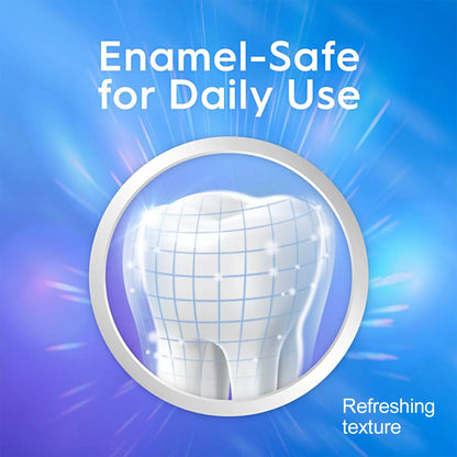 3D Bright Whitening Toothpaste with Hydrogen Peroxide, Eliminates Stains & Protects Enamel, Radiant Mint, 60g