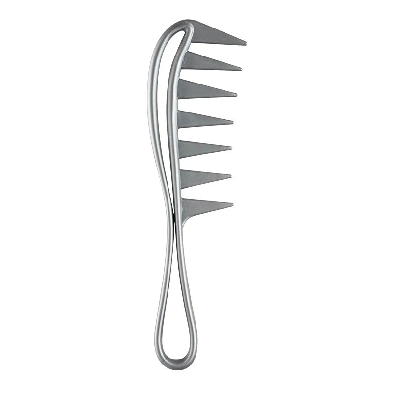 Hair Salon Large Tooth Wide Comb Smoothing Comb Household Oil Head Men's Back Hollow Comb Styling Tools Barber Accessories