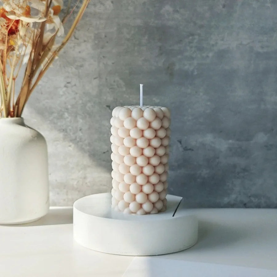 Nordic Bubble Cube Scented Candle Soy Wax Aromatherapy Candle Home Bedroom Table Decor Wedding Birthday Gift
