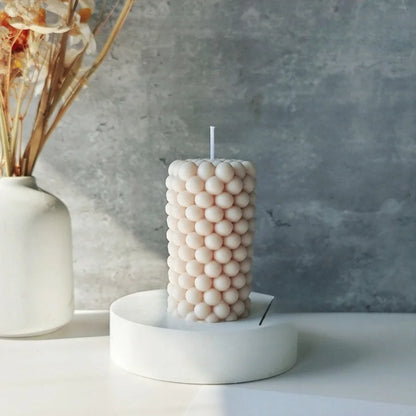 Nordic Bubble Cube Scented Candle Soy Wax Aromatherapy Candle Home Bedroom Table Decor Wedding Birthday Gift