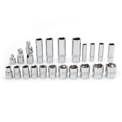 WORKPRO WP209084 121PC Socket Tools Set Universal Joint Ratchet Spanner Socket Hand Tool Set