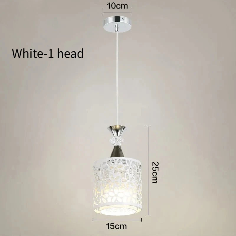 Modern Minimalist Metal Art LED Pendat Lights Dining Table Kitchen Home Hanging Lamp Decor Restaurant Hotel Commercial Lighting