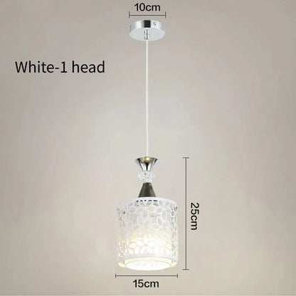 Modern Minimalist Metal Art LED Pendat Lights Dining Table Kitchen Home Hanging Lamp Decor Restaurant Hotel Commercial Lighting