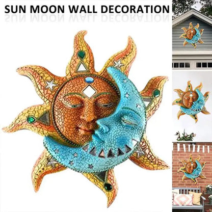 PVC Craftsmanship, Sun and Moon Indoor and Outdoor Decoration,geometric Wall Pendants, Festival Decoration,background Decoration