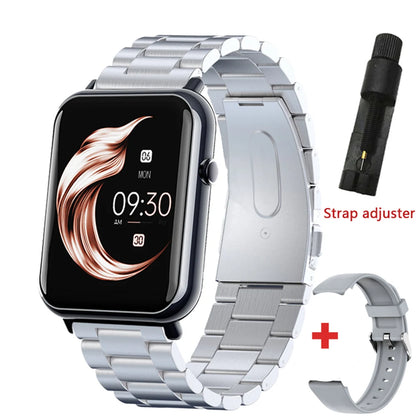 Gfordt Smart Watch Men Women 1.69" HD Screen Bracelet Waterproof Weather Heart Rate Monitoring Sleep Detection SmartWatch