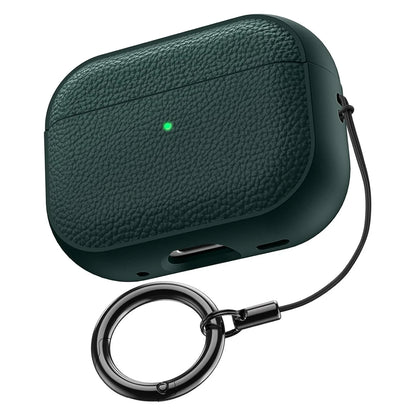 Luxury Leather Pattern Case For Airpods Pro 3 2025 Case with Metal Buckle Protective Shockproof Case for AirPods Pro 2/Pro 3/4