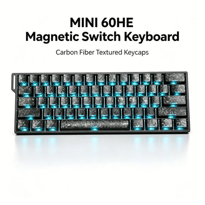 AULA MINI 60HE Magnetic Keyboard Wireless 60% Rapid Trigger 8K Return Esports Customize RGB Magnetic Switch Gaming Keyboard