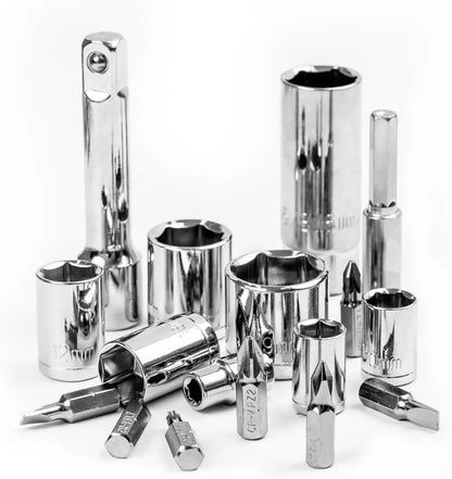 228-Piece Socket Wrench Set, Auto Repair Tool Kit with Plastic Case