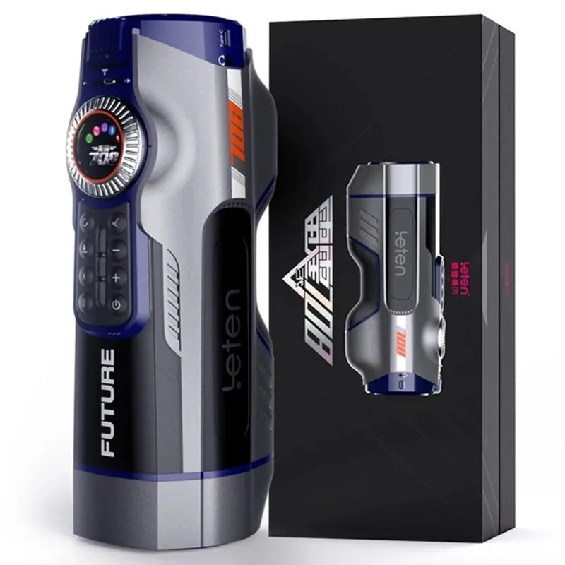 Leten 708 Future High Speed Automatic Telescopic Male Masturbator Vagina Real Pussy Heating Moaning Masturbation Sex Toy For Men