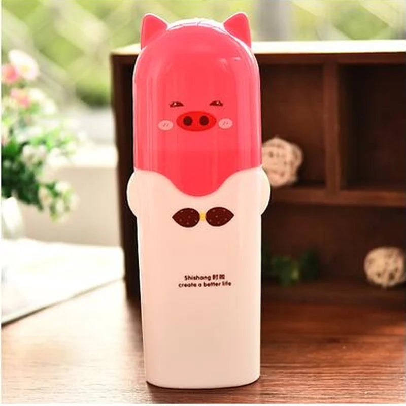New Bath Travel Outdoor Personal Clean Tool Portable Utility Toothbrush Holder Toothpaste Tower Plastic Tooth Cup Home Supplies