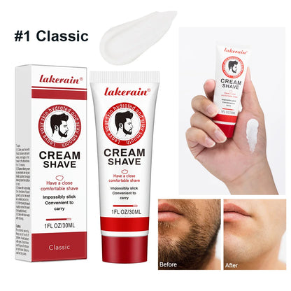 Hydrating Mens Shaving Cream Comfortable Shave Cream for Man Beard Shaving Foam Reduce Friction Lemon/vanilla Scent