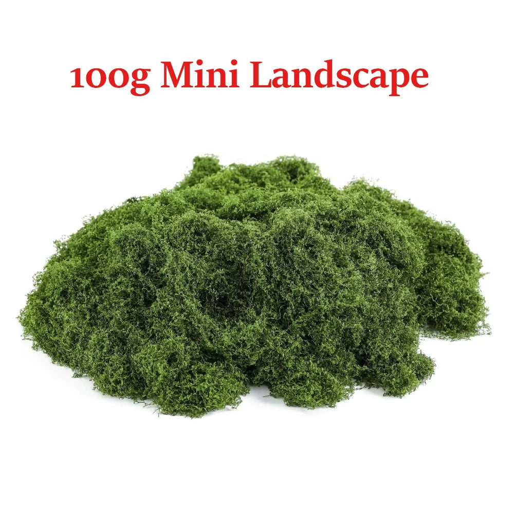1*1m Fake Moss DIY Crafts Grass Artificial Moss Faux Preserved Moss Green Plants Home Room Garden Decor Landscape Fake Grass