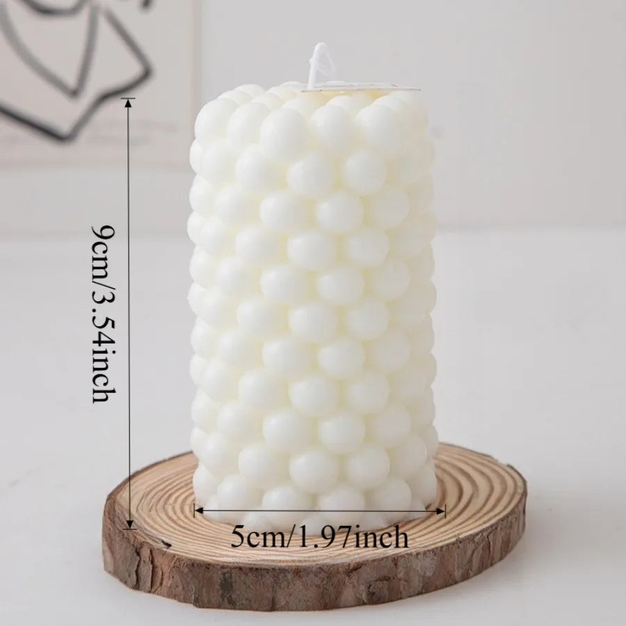 Nordic Bubble Cube Scented Candle Soy Wax Aromatherapy Candle Home Bedroom Table Decor Wedding Birthday Gift