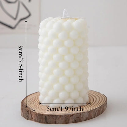 Nordic Bubble Cube Scented Candle Soy Wax Aromatherapy Candle Home Bedroom Table Decor Wedding Birthday Gift