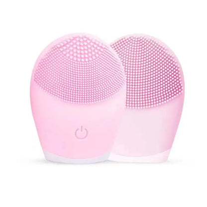 Electric Silicone Facial Cleanser Massager Skincare Massage Tool Beauty Machine Vibration Cleaning Of Pores Self Provided Batter