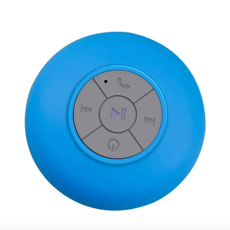 Loudspeaker Bluetooth Speaker Mini Shower Subwoofer Waterproof Handsfree With Suction Cup Mic For Bathroom Pool Beach Car Phone