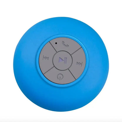 Loudspeaker Bluetooth Speaker Mini Shower Subwoofer Waterproof Handsfree With Suction Cup Mic For Bathroom Pool Beach Car Phone