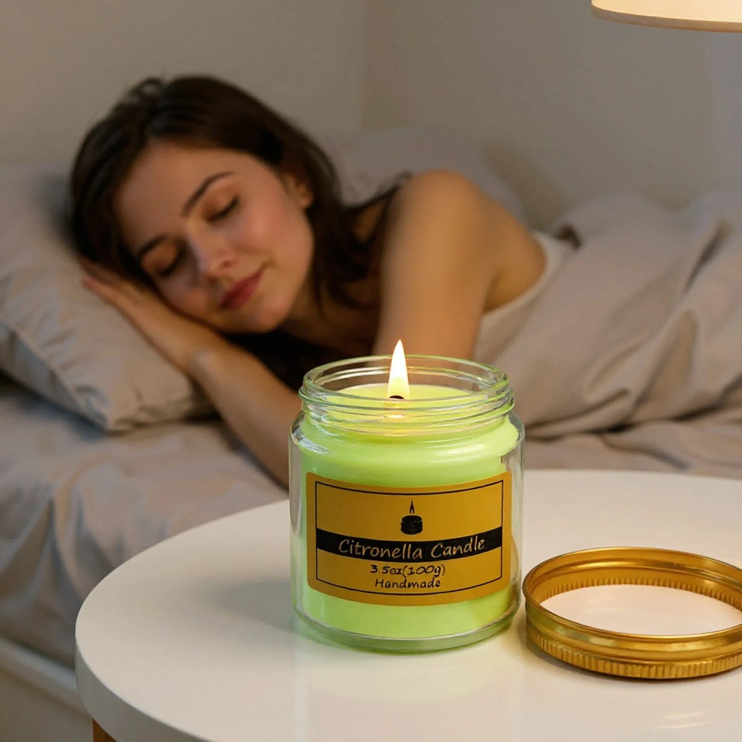 Summer Expel Chironomid Scented Candles Plant Wax Necessary Oil Home Outdoor Midge Mild Citronella Scented Candles