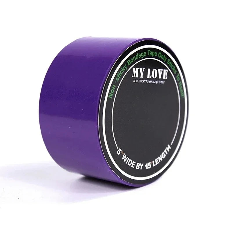 NEW 1PCS Non-sticky Bondage Tape Static Tape for S&M Play Adult Game Erotic Product Sex Toys for Men/Women Couple